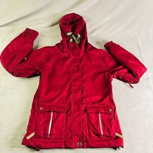 RIDE Jacket Women's Small Snowboarding Red Full Zip Insulated Outdoor Ski Jacket
